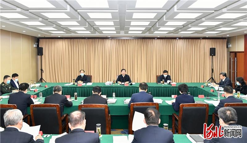 王东峰参加指导2020年度保定市委常委民主生活会