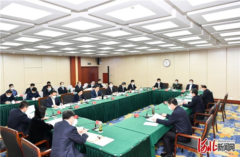 王东峰参加指导2020年度保定市委常委民主生活会