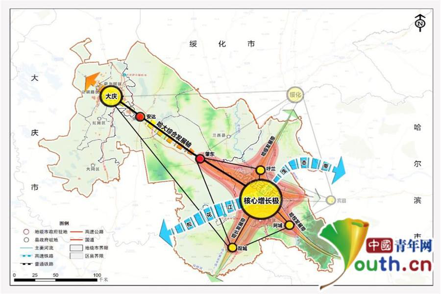 >> 正文   此外,根据黑龙江省"2866"公路网规划,哈尔滨都市圈环线可把