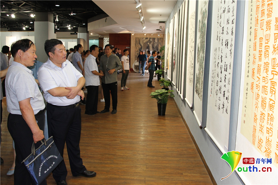 西安碑林区举办庆祝新中国成立70周年书画展