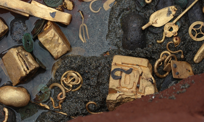 眉山彭山江口沉银遗址三期考古出土文物10000余件