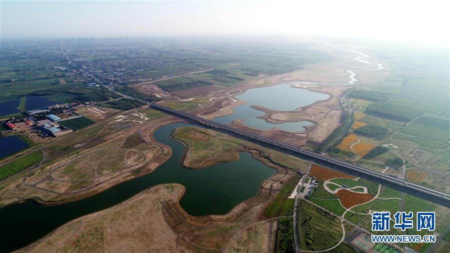 河北石家庄:滹沱河生态修复二期工程完工