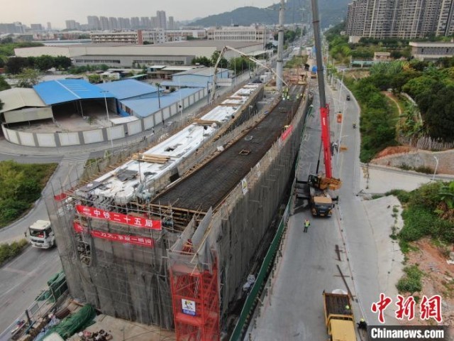广州黄埔有轨电车2号线建设取得突破性进展
