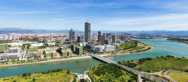 厦门市同安区银城智谷全景。夏海滨摄
