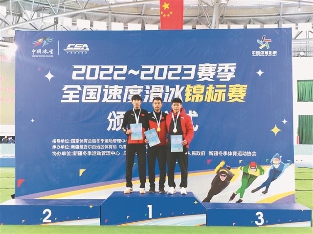 全国速滑锦标赛黑龙江省运动员收获8金6银2铜