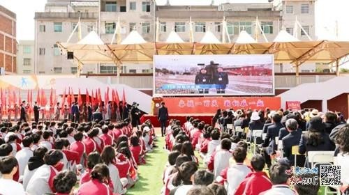 东乡二中举行2024年中考百日冲刺动员大会