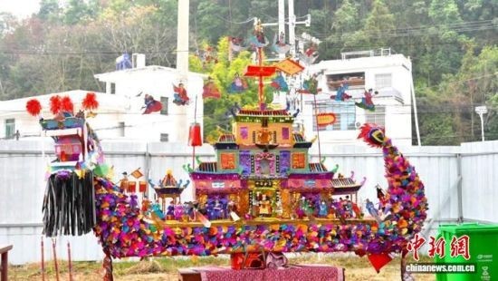 图为“神船”。　南康区融媒体中心供图