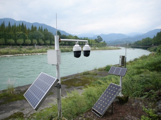 都江堰水文站现代化的测验设备。四川省水文中心供图